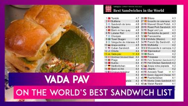Vada Pav Is On The World’s Best Sandwich List; Mumbai’s Popular Street Food Stands On The 13th Spot