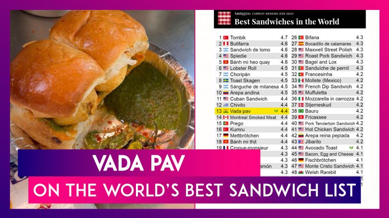 Vada Pav Is On The World&rsquo;s Best Sandwich List; Mumbai&rsquo;s Popular Street Food Stands On The 13th Spot