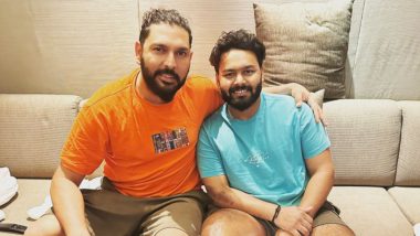 'Champion Is Going to Rise Again' Yuvraj Singh Meets Injured Rishabh Pant (See Pic)