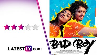 Bad Boy Movie Review: Rajkumar Santoshi's Rom-Com Featuring Namashi Chakraborty and Amrin Qureshi Is Predictable But Breezy! (LatestLY Exclusive)