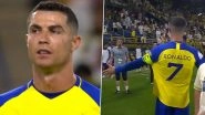 Cristiano Ronaldo Fumes at Al-Nassr Coaching Staff During Their 1&ndash;0 Loss to Al-Wehda in King Cup 2022&ndash;23 (Watch Video)