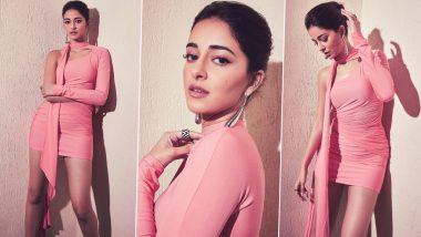Ananya Panday Exudes Barbie Vibes in This Stylish Pink Dress and the Actress Looks Simply Gorgeous! (View Pics)