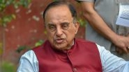 Satya Pal Malik&rsquo;s Claims: Centre Should Take Points Made by Ex-Jammu and Kashmir Governor Seriously, Says Subramanian Swamy