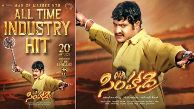 Simhadri 4K Re-Release: Jr NTR's 2003 Blockbuster to Return to Theatres on May 20