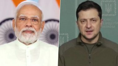 Ukrainian President Volodymyr Zelenskyy Writes to PM Narendra Modi, Seeks Additional Humanitarian Aid Including Medical Equipment