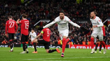 Manchester 2–2 Sevilla, UEFA Europa League 2022–23: Entertaining First Leg Tie at Old Trafford Ends in a Draw