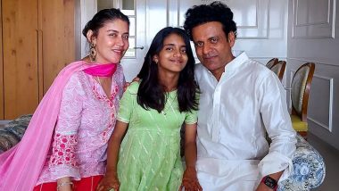 Manoj Bajpayee Shares Rare Family Pic With Wife Shabana and Daughter Ava Nayla