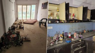 ‘This Is Why People Don’t Like Renting to Bachelors’: Bachelor Turns Rented Apartment in Bengaluru Into Garbage Bin, Leaves Dozens of Liquor Bottles and Filth Before Moving Out (See Pics)