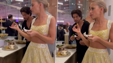 Shah Rukh Khan Enjoys Paan in New Viral Video From NMACC Gala Night - WATCH