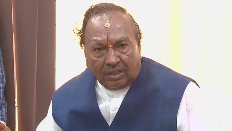 Karnataka Assembly Election 2023: Shivamogga BJP MLA KS Eashwarappa Decides Not To Contest Upcoming Polls, Sends Letter to JP Nadda