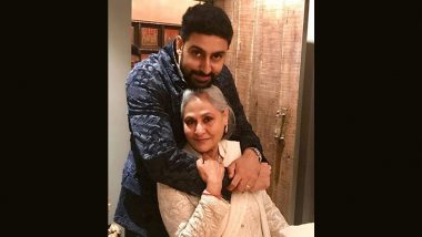 Abhishek Bachchan Pens down Heartfelt Note to Wish Mother Jaya Bachchan on Her Birthday (View Post)