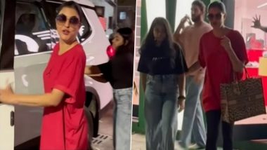 Sushmita Sen Goes Shopping with Ex-boyfriend Rohman Shawl and Younger Daughter Alisah (Watch Video)