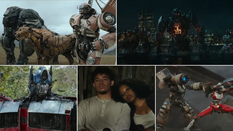 Transformers Rise of the Beasts Trailer: Autobots and Maximals Must Come Together and Stop Unicron in Anthony Ramos' Sci-Fi Action Film (Watch Video)