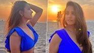 Anita Hassanandani Looks Sizzling Hot in Her Ruffle Shoulder Push Up Bikini Set (View Pics)