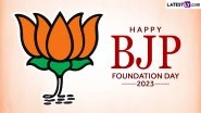 BJP Foundation Day 2023 Images & BJP Sthapna Diwas HD Wallpapers for Free Download Online: Messages, Slogans, Status and Quotes To Observe BJP Establishment Day