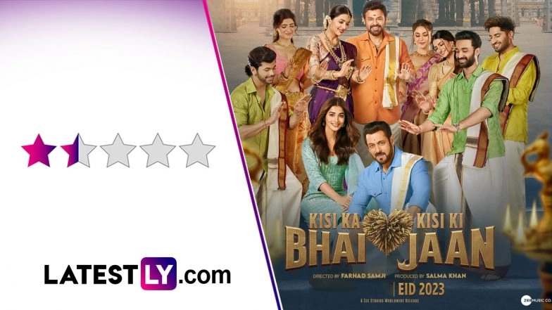 Kisi Ka Bhai Kisi Ki Jaan Movie Review: Salman Khan and Pooja Hegde&rsquo;s Action-Entertainer Impresses at Being an Utter Slog-Fest! (LatestLY Exclusive)
