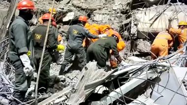 Bhiwandi Building Collapse: Man Rescued After 18 Hours, Search and Relief Operations On (Watch Video)