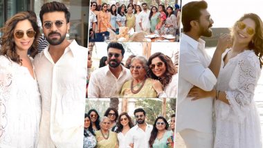 Ram Charan and Wife Upasana Host Adorable Teddy Bear-Themed Baby Shower in Dubai (Watch Video)