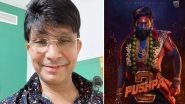Pushpa 2- the Rule: Kamaal Rashid Khan Mocks Allu Arjun&rsquo;s Look, Calls It &lsquo;Confusing&rsquo;