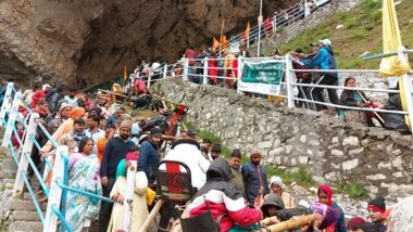 Jammu and Kashmir: Amarnath Yatra Pilgrim Slips to Death, Another Injured Near Baltal Route