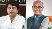 Jyotiraditya Scindia Hits Back at Digvijay Singh After Congress Leader&rsquo;s Stinging Remark, Says 'May Anti-Nationals Like Him Never Born in India'