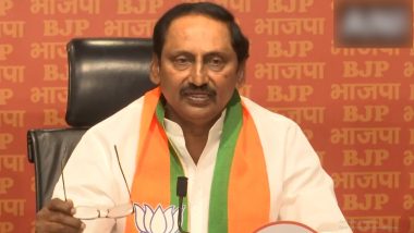 Kiran Kumar Reddy, Former Andhra Pradesh CM, Joins BJP Weeks After Quitting Congress (Watch Video)