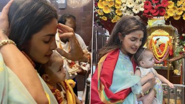 Priyanka Chopra Seeks Blessings at Siddivinayak Temple With Daughter Malti Marie Ahead of Citadel Release (View Pics)