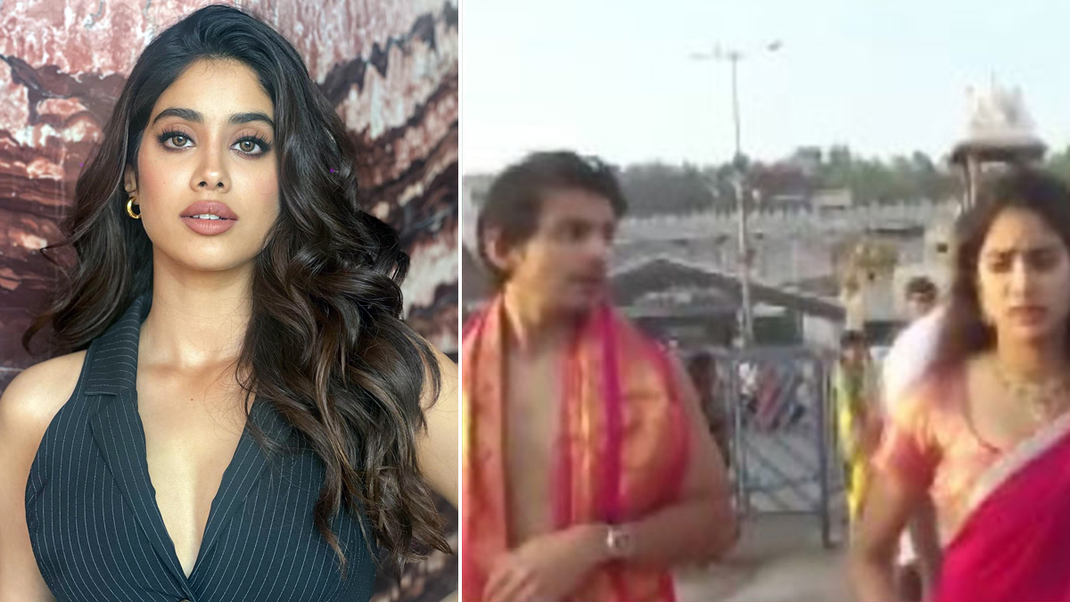 Salman Khan Xxx Video Bf - Janhvi Kapoor and Boyfriend Shikhar Pahariya Visit Tirupati Temple Amid  Dating Rumours | LatestLY