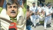 Jivesh Mishra, BJP MLA, Marshalled Out From Bihar Assembly for &lsquo;Creating Ruckus&rsquo; in House (Watch Video)