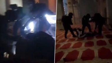 Israel Forces Raid Al-Aqsa Mosque During Ramadan 2023, Clash With Worshippers (Watch Video)