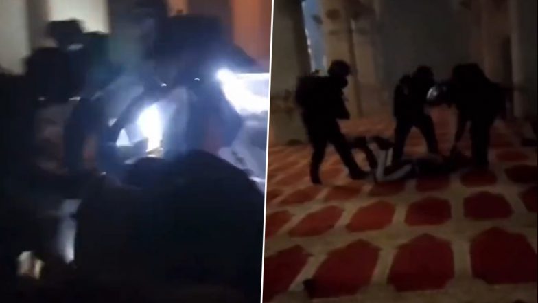 Israel Forces Raid Al-Aqsa Mosque During Ramadan 2023, Clash With Worshippers (Watch Video)