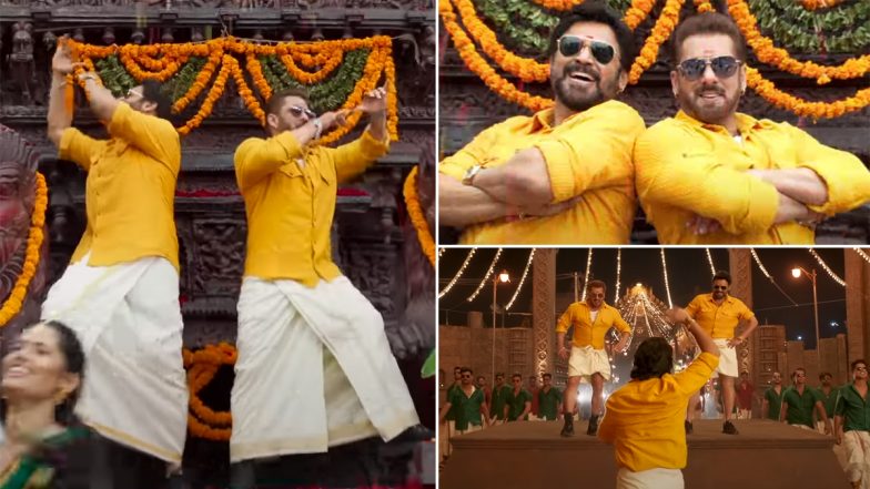 Kisi Ka Bhai Kisi Ki Jaan Song Yentamma Teaser: Salman Khan Drops Glimpse of New Track with Venkatesh and It Already Looks a Banger! (Watch Video)