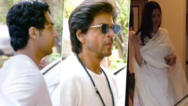 Pamela Chopra Demise: Shah Rukh Khan-Aryan Khan and Vicky Kaushal-Katrina Kaif Pay Visit to Aditya Chopra's Home (View Pics)