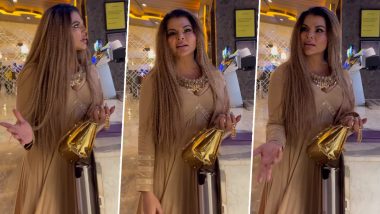 Rakhi Sawant Gets Confused When Asked for 'Mode of Payment' to Buy Popcorn, Says She Has No 'Mood' for Payment (Watch Video)