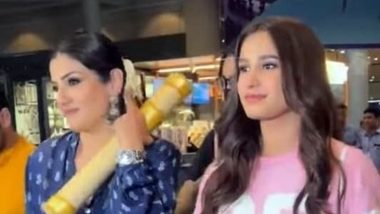 Raveena Tandon Gets Angry as Fan Pushes Her Daughter Rasha While Taking Selfie (Watch Video)