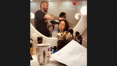 Kareena Kapoor Khan Gears Up for 'The Crew' Shoot, Shares Glimpse From Makeup Room