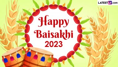 Happy Baisakhi 2023 Wishes, Greetings & HD Images: Send WhatsApp Stickers, Vaisakhi Messages, Photos, Wallpapers and Facebook Quotes To Celebrate Sikh New Year