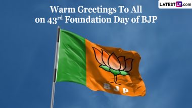 BJP Foundation Day 2023 Wishes and HD Images: Celebrate BJP Sthapna Diwas Posters, Banners, WhatsApp Greetings and Messages on April 6