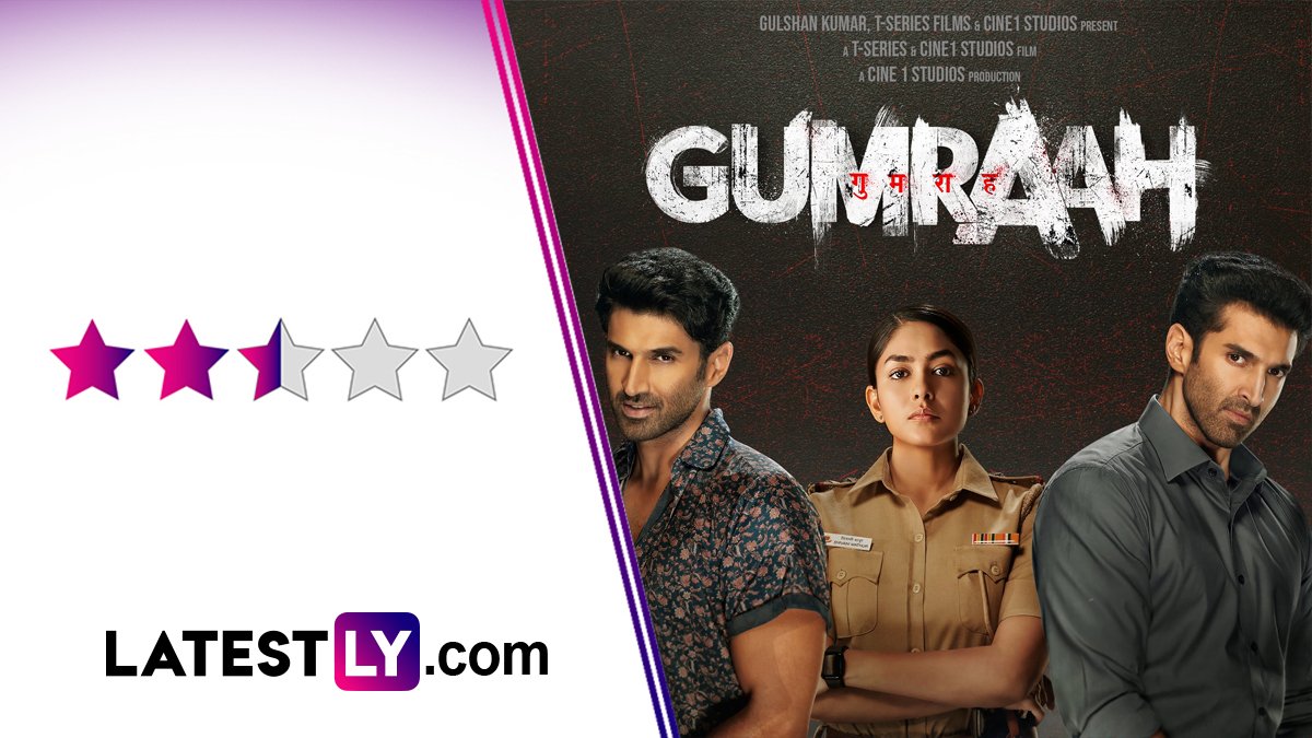 Gumraah Movie Review Aditya Roy Kapur and Mrunal Thakur s Thadam