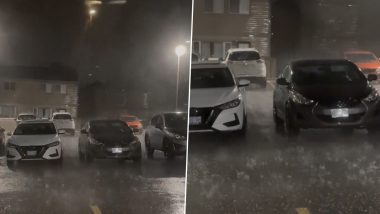 Canada: 8,00,000 Lose Power As Freezing Rain, Thunderstorms Hit Ontario and Quebec (Watch Video)