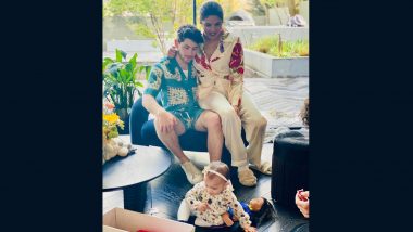 Nick Jonas and Priyanka Chopra Watch Baby Malti Marie Play with Her Toys During Easter Celebration (View Pics)