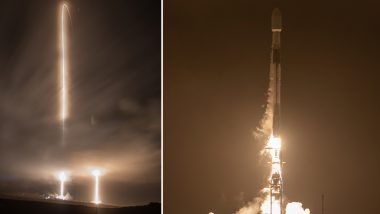 Transporter-7 Launch: Falcon 9 Launches SpaceX’s Seventh Dedicated Rideshare Mission (Watch Video)