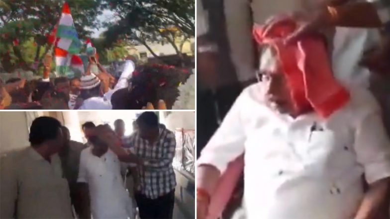 Karnataka Assembly Election 2023: Former DCM G Parameshwara Suffers Head Injury in Stone Pelting While Campaigning in Koratagere (Watch Video)