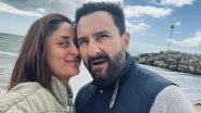 Kareena Kapoor Shows Off Hubby Saif Ali Khan's Smile As Couple Relaxes by the Pool, Asks &lsquo;Why So Handsome?&rsquo;