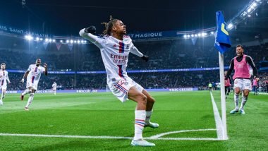 PSG 0–1 Lyon, Ligue 1 2022–23: Bradley Barcola’s Goal Hands Parisians Their Second Straight Home Defeat (Watch Goal Video Highlights)