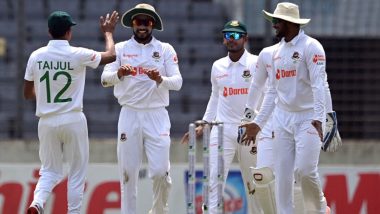 How To Watch BAN vs IRE One-Off Test 2023 Day 2 Live Streaming Online in India? Get Free Live Telecast of Bangladesh vs Ireland Cricket Match Score Updates on TV With Time in IST