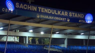 Sharjah Cricket Stadium Renames West Stand After Sachin Tendulkar on His 50th Birthday