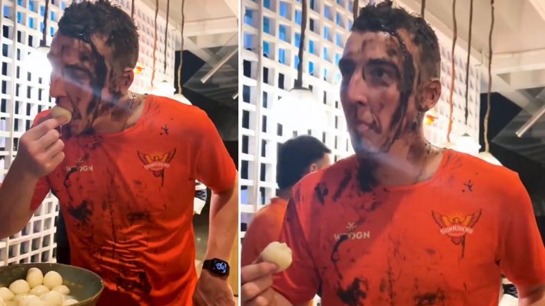 SRH Trolls KKR, Shares Instagram Reel of Harry Brook Eating ‘Rosogolla’ After his Century at Eden Gardens (Watch Video)