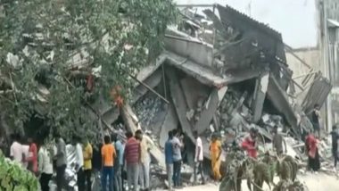 Bhiwandi Building Collapse: Two Dead, 12 Rescued After Godown Collapses in Maharashtra City; More Than 10 Still Feared Trapped