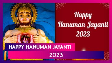 Happy Hanuman Jayanti 2023 Greetings, Wishes, WhatsApp Messages and Images to Share With Loved Ones